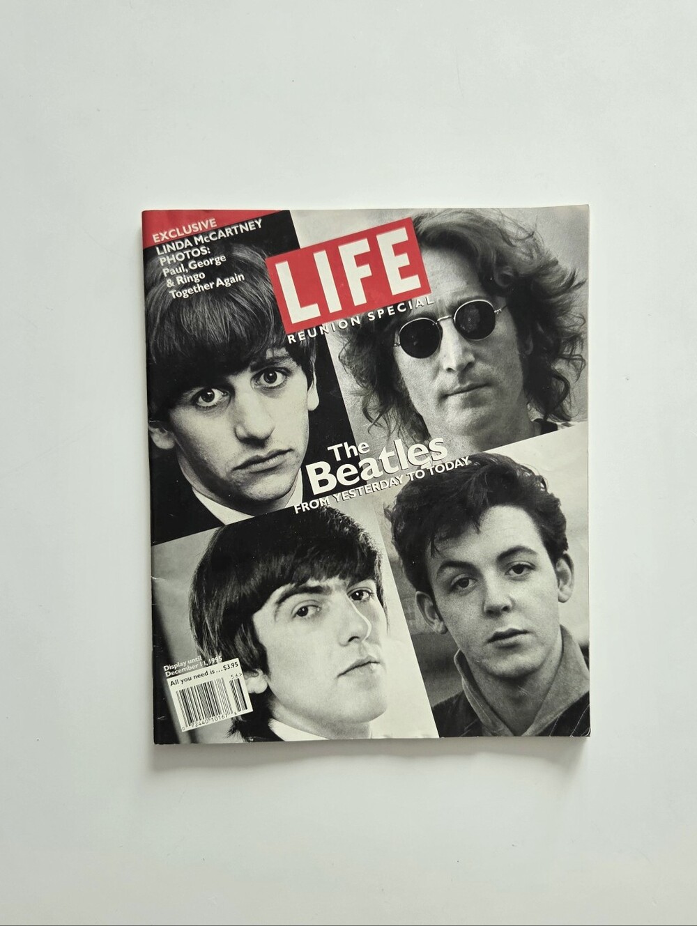Vintage 1995 LIFE Magazine The Beatles Reunion Special- From Yesterday To Today